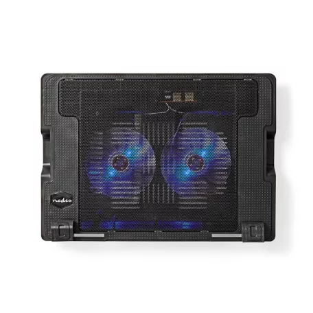 Nedis NBCR200BK notebook hűtő, 14 - 18", 2 X 140mm ventilátor, LED, 1200 rpm