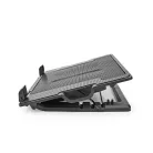 Nedis NBCR200BK notebook hűtő, 14 - 18", 2 X 140mm ventilátor, LED, 1200 rpm