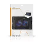 Nedis NBCR200BK notebook hűtő, 14 - 18", 2 X 140mm ventilátor, LED, 1200 rpm