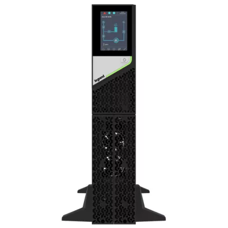 LEGRAND KEOR DK UPS, 2000VA, 2U-640mm BEM: C20 KIM: 6xC13+1xC19 online kettős konverziós szünetmentes rack/torony