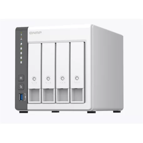 QNAP NAS 4 fiókos TS-433-4G Cortex-A55 4x2,0GHz, 1x4GB RAM, 1x2.5Gbps, 1xUSB3.2