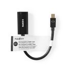 Nedis adapter kábel CCGT37650BK02 mini displayport 1.2 dugó - HDMI aljzat, 0,20m