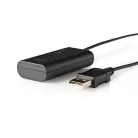 Nedis BTTR050BK, bluetooth adó, Audio/video/adatcsatlakozók bemenete: 1x AUX / 1x USB | SBC