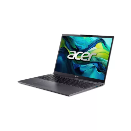 ACER Aspire A16-71M-77CC, 16" WUXGA, Intel Core Ultra 7 155H, 16GB, 1TB SSD, UMA, DOS, acélszürke