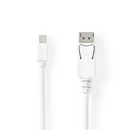 Nedis CCGB37404WT20 DisplayPort 1.4 kábel, displayport dugó - mini display port dugó, 8K@60Hz, 2m
