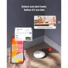 EZVIZ T10C vízszivárgás érzékelő, Zigbee, valós idejű riasztás, kompakt kialakítás, alacsony fogyasztás