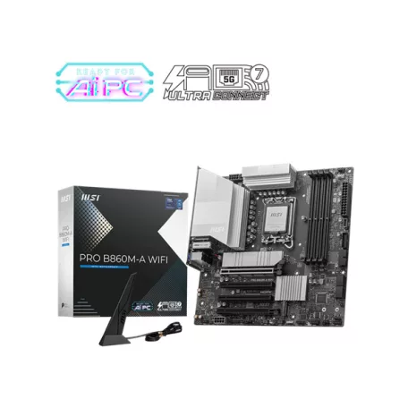 MSI Alaplap S1851 PRO B860M-A WIFI Intel B860, mATX