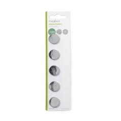 Nedis BALCR20325BL 3V lítium gombelem CR2032, 5db/csomag