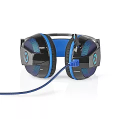   Nedis GHST500BK USB gamer headset, 7.1 térhatás, LED világítás, 2,1m kábel