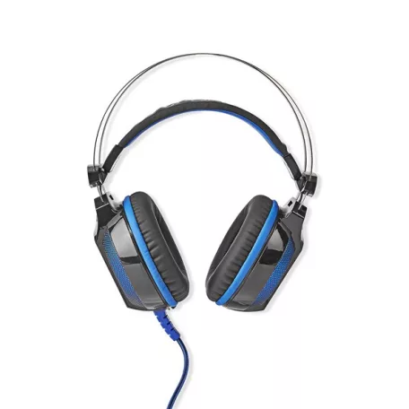 Nedis GHST500BK USB gamer headset, 7.1 térhatás, LED világítás, 2,1m kábel