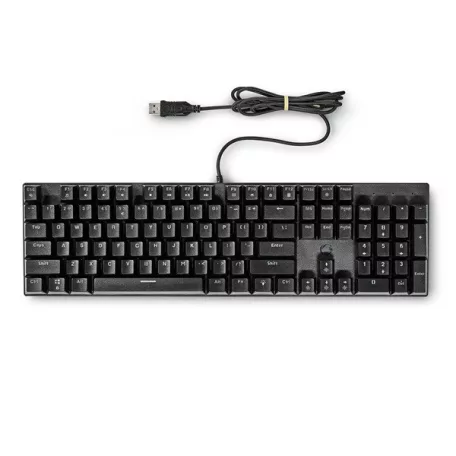 Nedis GKBDM110BKUS gamer billentyűzet, USB,Mechanikus gombok | LED | QWERTY | Amerikai kiosztás