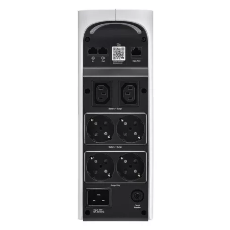 APC Back-UPS Pro Gaming, BGM2200 UPS, 2200VA/1320W, 4xSchuko 2xC13, LINE-INTERACTIVE szünetmentes,színusz,AVR,RGB, fehér