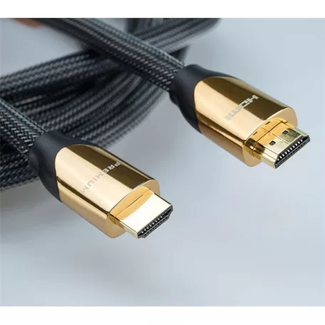 ROLINE Kábel HDMI 2.0 HDMI - HDMI High Speed Ethernettel, Premium, 4K@60Hz, M/M, 1m, fekete