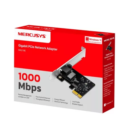 MERCUSYS Vezetékes hálózati adapter PCI-Express 1Gbps, MA210E