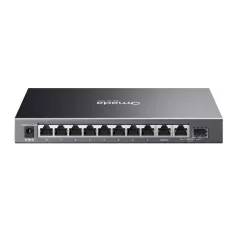   TP-LINK Switch 9x1000Mbps (8xPOE+) +1xGigabit SFP kombó Fémházas Easy Smart (Omada), ES210GP