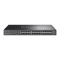   TP-LINK Switch 24x10Gbps + 8x10Gbps SFP+ + 1xkonzol port + 1xType-C konzol port, Menedzselhető Rackes, SX3832