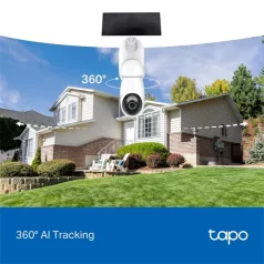   TP-LINK Wireless Kamera Cloud kültéri + Okos Solar Panel IP65 1xSIM foglalat, TAPO C660 KIT
