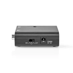   Nedis ACON2505BK digitális audió konverter, digitális koax bemenet,  toslink optikai kimenet