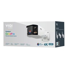   TP-LINK IP Kamera kültéri színes éjjellátó 8 Megapixel, 4mm Objektív Panoráma nézet 4K Dual lencse, INSIGHT S385DPS