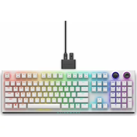 DELL Alienware Tri-Mode Wireless Gaming Keyboard - AW920K - US (QWERTY) - Lunar Light