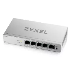   ZYXEL Switch 5x1000Mbps (4xPOE+), Fémházas Asztali, GS1200-5HPV3-EU0101F