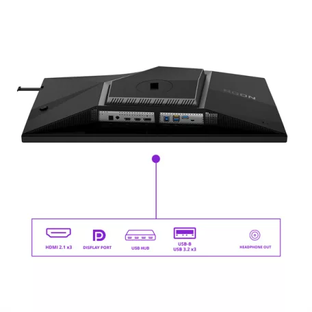 AOC IPS 360Hz Gaming monitor 27" AG276QSG2, 2560x1440, 16:9, 450cd/m2, 1ms, DP/3xHDMI/3xUSB-A/USB-B, hangszóró