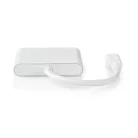 Nedis CCGB64770WT01 USB-C multiport adapter, USB C dugó - HDMI/ USB-A / USB-C aljzat, 5 Gbps