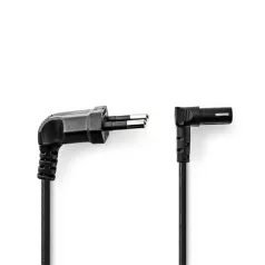   Nedis CEGL11075BK30 tápkábel IEC-320-C1, 90°-os szögben hajlított, 3m