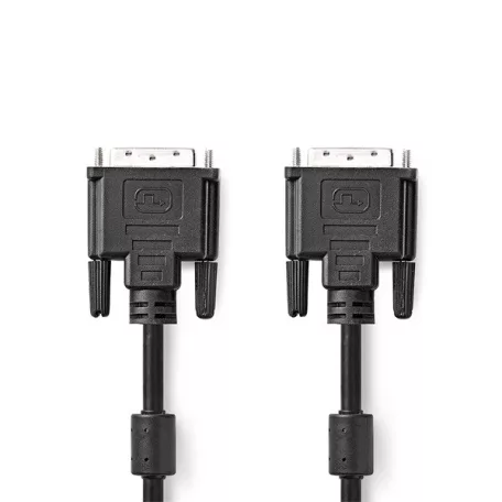 Nedis CCGL32001BK20 DVI-D 24+1p kábel, 2560x1600, hossz 2m