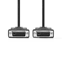 Nedis CCGP32001BK30 DVI-D 24+1p kábel, 2560x1600, hossz 3m