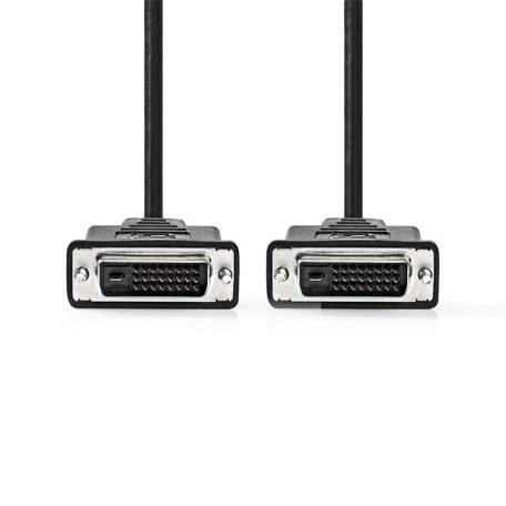 Nedis CCGP32001BK30 DVI-D 24+1p kábel, 2560x1600, hossz 3m