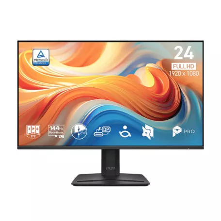 MSI Monitor Business PRO MP242 E14C 23,8" FHD 1920x1080, IPS, 16:9, 144Hz, 1500:1, 1ms, HDMI, USB-C, Black
