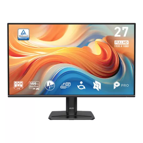 MSI Monitor Business PRO MP272 E14C 27" FHD 1920x1080, IPS 16:9 144Hz, 1ms, 1000:1, HDMI, Black
