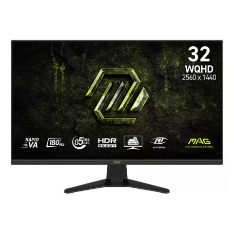 MSI Monitor GAMING MAG 325QF E18V 31,5" Rapid VA, WQHD 2560x1440, 16:9 180Hz 0,5ms 3500:1, 2x HDMI, DP