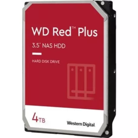 WESTERN DIGITAL 3.5" HDD SATA-III 4TB 5400rpm 128MB Cache, CAVIAR Red Plus