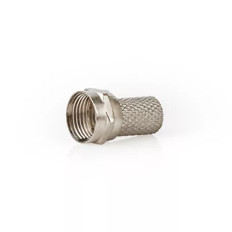 Nedis CSVC41908ME F csatlakozó, kábelbemeneti átmérő: 7,5 mm, 75 Ohm, 25 db/csomag