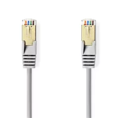   Nedis CCGB85121GY100  SF/UTP Cat5e patch kábel, RJ45, 10/100/1000 Mbit/s, hossz 10m