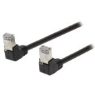 Nedis Valueline VLCP85127B30  SF/UTP Cat5e patch kábel, RJ45, 10/100/1000 Mbit/s, hossz 3m, fekete