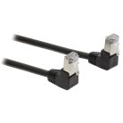 Nedis Valueline VLCP85127B30  SF/UTP Cat5e patch kábel, RJ45, 10/100/1000 Mbit/s, hossz 3m, fekete