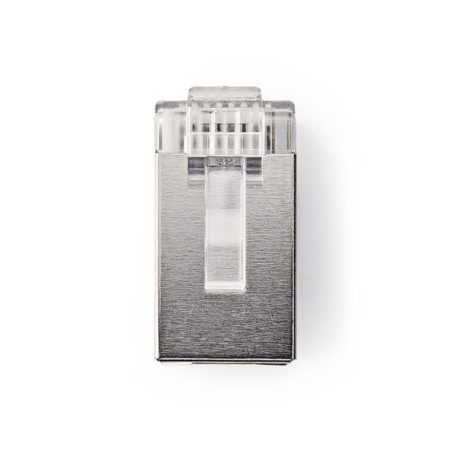 Nedis CCGB89302ME tömör kábelre, UTP RJ45 CAT5 csatlakozó dugó, szerelhető, aranyozott, 10db/csomag