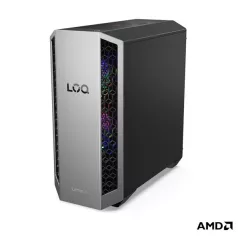   LENOVO LOQ Tower 26ADR10, AMD Ryzen 7 8745HX, 16GB, 512GB, RTX 5050 8GB, NoOS, Luna Grey + Eclipse Black