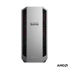   LENOVO LOQ Tower 26ADR10, AMD Ryzen 7 8745HX, 16GB, 512GB, RTX 5060 8GB, NoOS, Luna Grey + Eclipse Black
