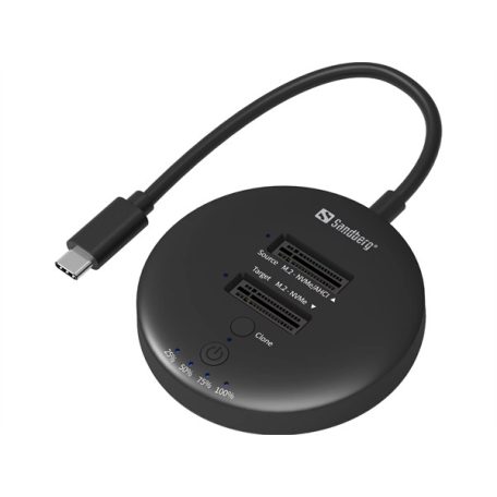 SANDBERG USB3.2 Cloner Dock for NVMe M.2 SSD
