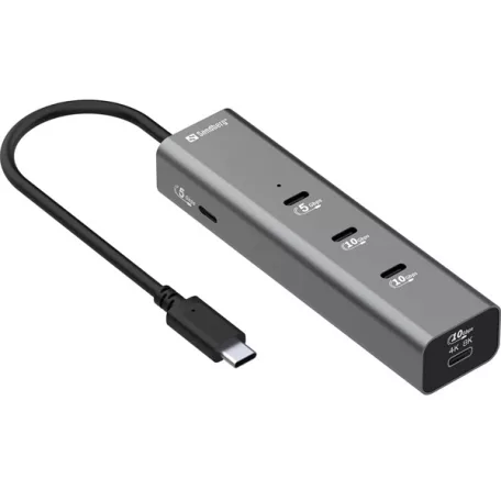 SANDBERG USB-C Port, 5-in-1 MediaDock