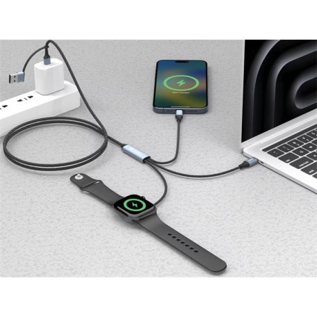 SANDBERG 3in1 Travel Charge Cable 100W