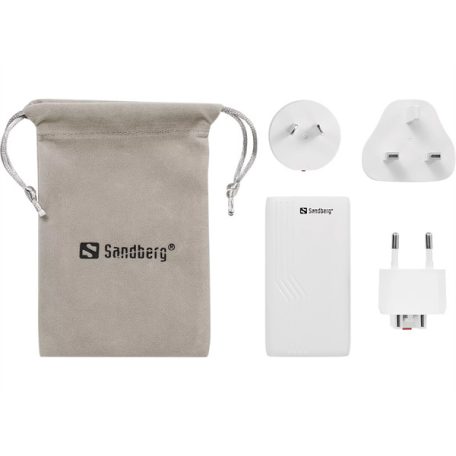 SANDBERG 4in1 TravelCharger 2xUSB-C 65W
