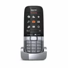 GIGASET PRO Telefon SL850H kézibeszélő, Bluetooth 5.1, jack3.5, színes TFT QVGA kijelző, jelvesztés riasztás, titán