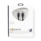 Nedis CCBW85100AT150 UTP Cat5e patch kábel, LSZH, RJ45, 10/100/1000 Mbit/s, hossz 15m, fekete