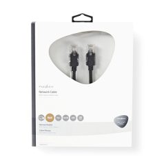   Nedis CCBW85100AT150 UTP Cat5e patch kábel, LSZH, RJ45, 10/100/1000 Mbit/s, hossz 15m, fekete