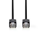 Nedis CCBW85100AT150 UTP Cat5e patch kábel, LSZH, RJ45, 10/100/1000 Mbit/s, hossz 15m, fekete